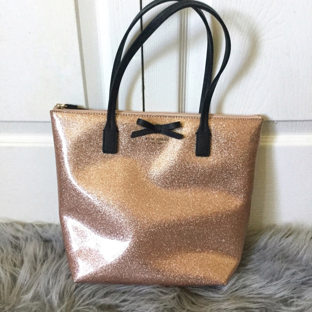 Kate Spade Mavis St. Jeralyn Pink Glitter Bag
